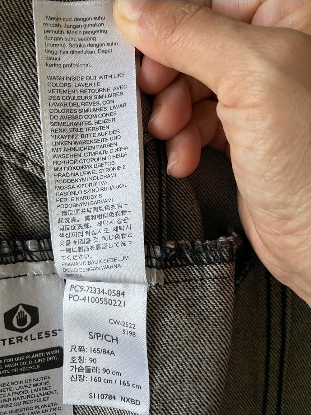 Levi’s Men’s Black Washed Denim Trucker Jacket Size S Button Front - Picture 11 of 14